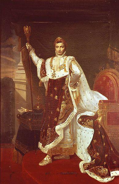 Robert Lefevre Portrait of Napoleon I in Coronation Robes Sweden oil painting art